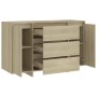 Sideboard mit 3 Schubladen aus Sonoma-Eichensperrholz, 120 x 41 x 75 cm von vidaXL, Sideboards - Ref: Foro24-809614, Preis: 1...