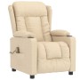 Sillón de masaje de tela color crema by , Electric massage chairs - Ref: Foro24-339067, Price: 229,05 €, Discount: %
