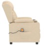 Sillón de masaje de tela color crema by , Electric massage chairs - Ref: Foro24-339067, Price: 229,05 €, Discount: %