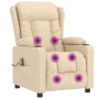 Sillón de masaje de tela color crema by , Electric massage chairs - Ref: Foro24-339067, Price: 229,05 €, Discount: %