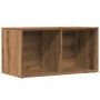 Caja de almacenaje madera ingeniería roble artisan 69,5x34x36cm by , CD and DVD storage - Ref: Foro24-855787, Price: 56,87 €,...