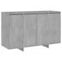 Aparador de madera contrachapada gris hormigón 120x41x75 cm de vidaXL, Aparadores - Ref: Foro24-809606, Precio: 147,49 €, Des...