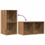 Caja de almacenaje madera ingeniería roble artisan 69,5x34x36cm by , CD and DVD storage - Ref: Foro24-855787, Price: 56,87 €,...