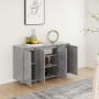 Betongraues Sperrholz-Sideboard 120x41x75 cm von vidaXL, Sideboards - Ref: Foro24-809606, Preis: 150,03 €, Rabatt: %
