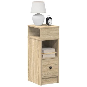 Mesillas de noche 2 uds con cajón roble sonoma 25x31x66 cm von , Nachttische - Ref: Foro24-858619, Preis: 94,49 €, Rabatt: %