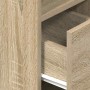 Mesillas de noche 2 uds con cajón roble sonoma 25x31x66 cm von , Nachttische - Ref: Foro24-858619, Preis: 95,12 €, Rabatt: %