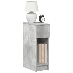 Mesilla de noche con cajón gris hormigón 20x36x60 cm von , Nachttische - Ref: Foro24-858701, Preis: 43,27 €, Rabatt: %
