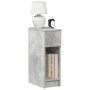 Mesilla de noche con cajón gris hormigón 20x36x60 cm by , Nightstands - Ref: Foro24-858701, Price: 43,27 €, Discount: %