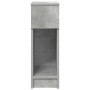 Mesilla de noche con cajón gris hormigón 20x36x60 cm by , Nightstands - Ref: Foro24-858701, Price: 43,27 €, Discount: %