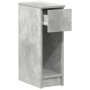 Mesilla de noche con cajón gris hormigón 20x36x60 cm by , Nightstands - Ref: Foro24-858701, Price: 43,27 €, Discount: %