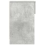 Mesilla de noche con cajón gris hormigón 20x36x60 cm by , Nightstands - Ref: Foro24-858701, Price: 43,27 €, Discount: %