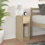Mesilla de noche con cajón roble sonoma 20x36x60 cm von , Nachttische - Ref: Foro24-858699, Preis: 47,26 €, Rabatt: %