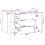 Sideboard with 3 drawers, white gloss plywood, 120x41x75 cm. by vidaXL, Sideboards - Ref: Foro24-809617, Price: 142,45 €, Dis...