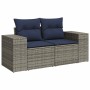 Juego Sofá Jardín 14 Piezas con Cojines Gris Poli Ratán Acacia by , Garden sets - Ref: Foro24-3326812, Price: 591,52 €, Disco...