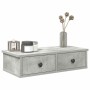Estante de pared con cajones madera contrachapada gris hormigón von , Regale und Regale - Ref: Foro24-859944, Preis: 36,98 €,...