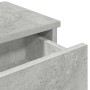 Estante de pared con cajones madera contrachapada gris hormigón von , Regale und Regale - Ref: Foro24-859944, Preis: 36,98 €,...