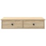 Estante de pared con cajones madera contrachapada roble sonoma by , Shelves and shelves - Ref: Foro24-859952, Price: 52,04 €,...
