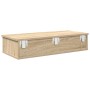 Estante de pared con cajones madera contrachapada roble sonoma by , Shelves and shelves - Ref: Foro24-859952, Price: 52,04 €,...