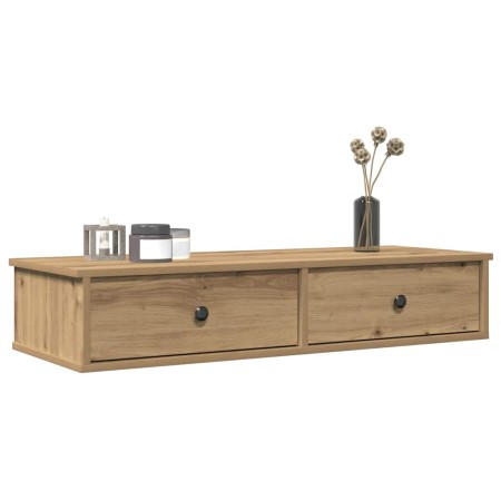 Estante de pared cajones madera contrachapada roble artesanal von , Regale und Regale - Ref: Foro24-859967, Preis: 78,26 €, R...