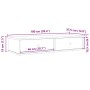 Estante de pared cajones madera contrachapada roble artesanal von , Regale und Regale - Ref: Foro24-859967, Preis: 78,26 €, R...
