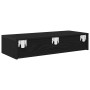 Estante de pared con cajones de madera contrachapada negro von , Regale und Regale - Ref: Foro24-859978, Preis: 71,12 €, Raba...