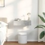 Estante de pared con cajones madera contrachapada gris hormigón von , Regale und Regale - Ref: Foro24-859971, Preis: 38,85 €,...
