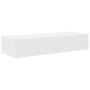 Estante de pared con cajones de madera contrachapada blanco by , Shelves and shelves - Ref: Foro24-859986, Price: 75,83 €, Di...