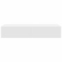 Estante de pared con cajones de madera contrachapada blanco by , Shelves and shelves - Ref: Foro24-859986, Price: 75,83 €, Di...