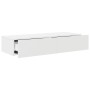 Estante de pared con cajones de madera contrachapada blanco by , Shelves and shelves - Ref: Foro24-859986, Price: 75,83 €, Di...