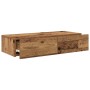 Estante de pared con cajones madera contrachapada madera vieja by , Shelves and shelves - Ref: Foro24-859984, Price: 63,91 €,...