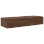Estante de pared con cajones madera contrachapada marrón roble von , Regale und Regale - Ref: Foro24-859992, Preis: 77,42 €, ...