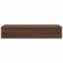 Estante de pared con cajones madera contrachapada marrón roble von , Regale und Regale - Ref: Foro24-859992, Preis: 77,42 €, ...