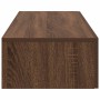 Estante de pared con cajones madera contrachapada marrón roble von , Regale und Regale - Ref: Foro24-859992, Preis: 77,42 €, ...