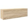 Mueble de pared baño madera ingeniería roble sonoma 100x25x30cm by , bathroom vanities - Ref: Foro24-860096, Price: 64,01 €, ...