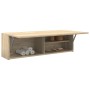 Mueble de pared baño madera ingeniería roble sonoma 100x25x30cm by , bathroom vanities - Ref: Foro24-860096, Price: 64,01 €, ...