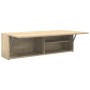 Mueble de pared baño madera ingeniería roble sonoma 100x25x30cm by , bathroom vanities - Ref: Foro24-860096, Price: 64,01 €, ...