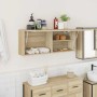 Mueble de pared baño madera ingeniería roble sonoma 100x25x40cm von , Badezimmerwaschtische - Ref: Foro24-860105, Preis: 73,4...