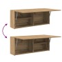 Mueble pared baño madera ingeniería roble artisan 100x25x40 cm by , bathroom vanities - Ref: Foro24-860111, Price: 74,52 €, D...