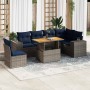 Set de sofás de jardín 7 pzas con cojines ratán sintético gris | Foro24.es | Tu tienda online para hogar, jardín y más Foro24.es