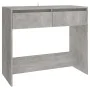 Console table made of gray concrete plywood 89x41x76.5 cm by vidaXL, Side tables - Ref: Foro24-809570, Price: 57,95 €, Discou...