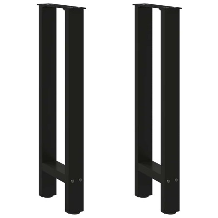 Patas de mesa de centro acero negro 2 uds 28x(72-73) cm von , Tischbeine - Ref: Foro24-4013292, Preis: 69,05 €, Rabatt: -5%%