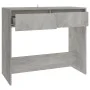Console table made of gray concrete plywood 89x41x76.5 cm by vidaXL, Side tables - Ref: Foro24-809570, Price: 57,95 €, Discou...