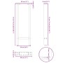 Patas de mesa de centro acero negro 2 uds 28x(72-73) cm von , Tischbeine - Ref: Foro24-4013292, Preis: 69,05 €, Rabatt: -5%%