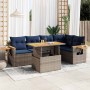 Set sofás jardín y cojines 6 pzas ratán sintético acacia gris von , Gartensets - Ref: Foro24-3327603, Preis: 498,83 €, Rabatt: %