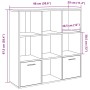 Estantería de madera de ingeniería roble artisan 98x29x97,5 cm von , Bücherregale und Regale - Ref: Foro24-855967, Preis: 105...