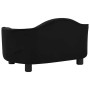 Sofá para perros felpa negro 67x47x36 cm by , Beds for dogs - Ref: Foro24-171086, Price: 106,00 €, Discount: %