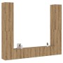 Muebles de TV de pared 6 uds madera ingeniería roble artesanal von , TV-Möbel - Ref: Foro24-3328986, Preis: 292,08 €, Rabatt:...