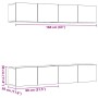 Muebles de TV de pared 4 uds madera ingeniería roble artesanal von , TV-Möbel - Ref: Foro24-3328944, Preis: 188,69 €, Rabatt: %