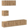 Mueble para TV de pared madera contrachapada artesanal 4 piezas von , TV-Möbel - Ref: Foro24-3329156, Preis: 165,42 €, Rabatt: %