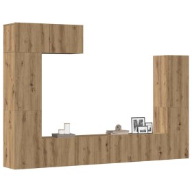 Mueble para TV de pared madera contrachapada artesanal 5 piezas by , TV Furniture - Ref: Foro24-3329196, Price: 240,10 €, Dis...